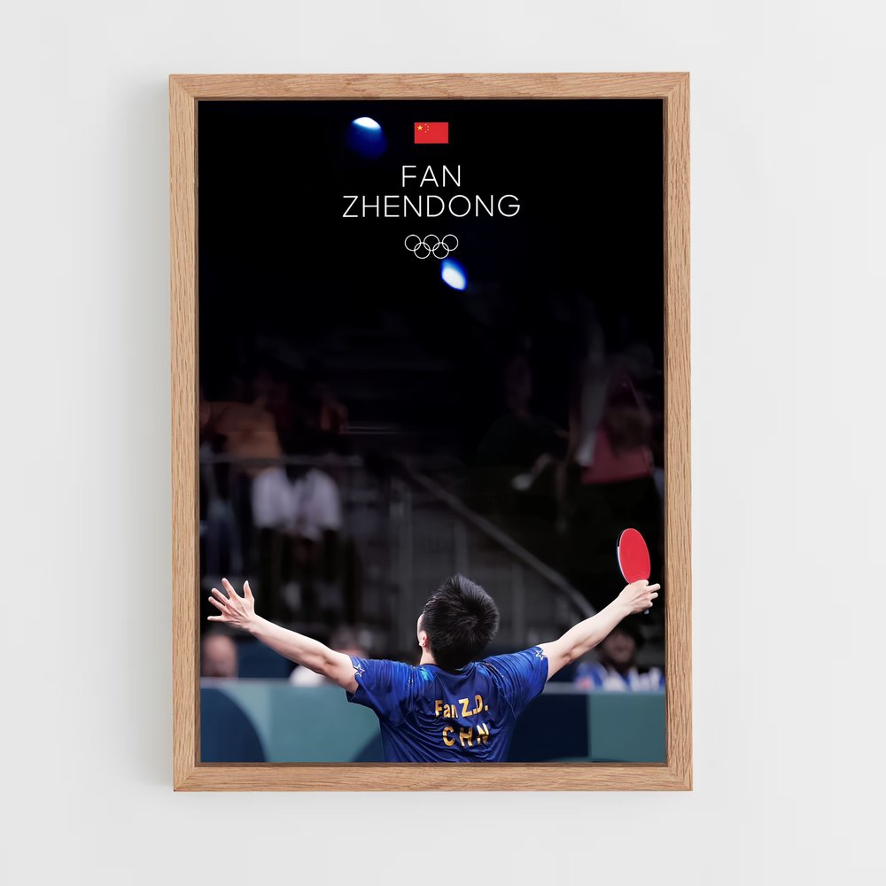 Poster Ping Pong Master – affiche Tennis de table (vue 4)